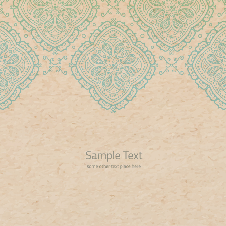 Vintage paper background pattern vector material
