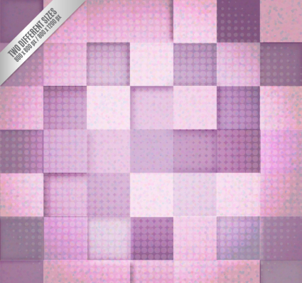 Purple checkered background design vector material

