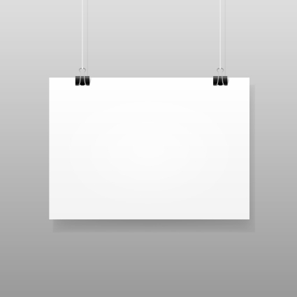 Blank cardboard vector material being picked up in
