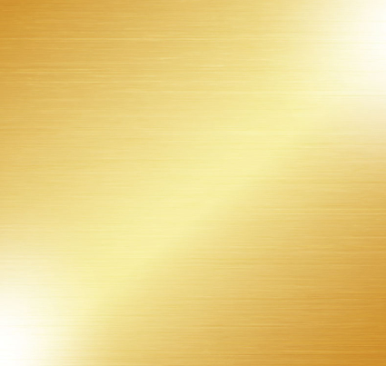 Golden brushed metal background vector material
