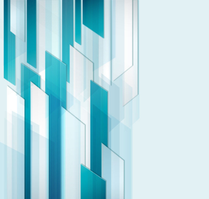 Fashion blue geometric background vector
