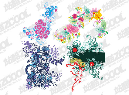 colourful patterns backgrounds. 4, colourful patterns vector