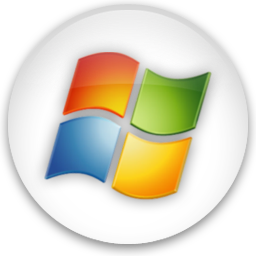 Windows vista round LOGO series of multi-color transparent PNG icon