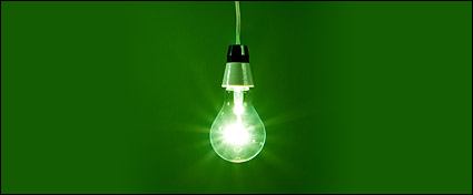 The light bulb picture material