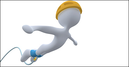 3D play little bungee picture material