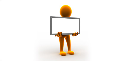 3D with little bulletin board material picture