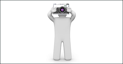 3D pictures little picture material-2