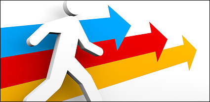 3D Color and the little arrow image material