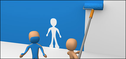 3D Tu little paint picture material