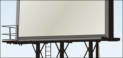Blank large outdoor billboard picture material-4