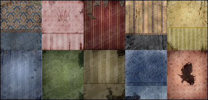 Continental dilapidated walls wallpaper picture material-1
