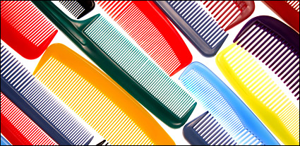 Comb colorful background picture material