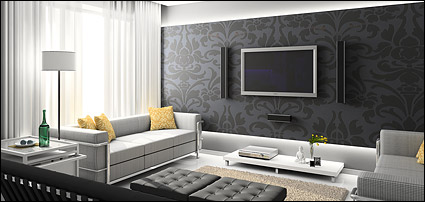 Beautiful home interior picture material-2