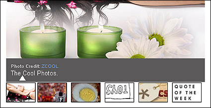 JQuery focus picture information based on code (JS + CSS)