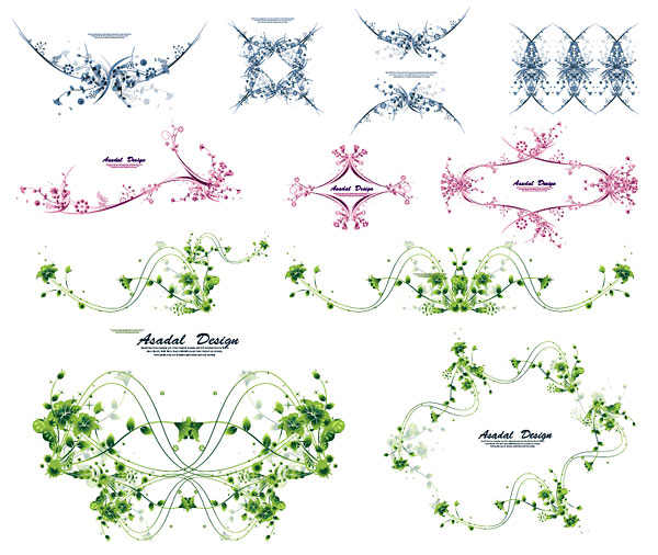 Lace pattern vector
