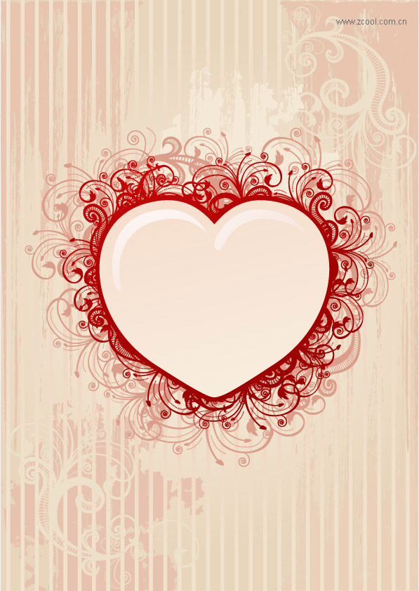 love heart vector. Vector pattern keyword love