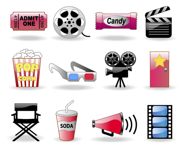 camera icon png. Movie icon vector material