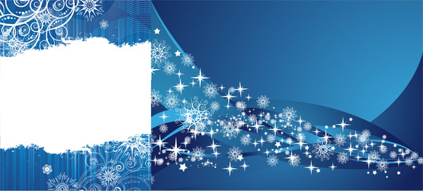 blue background vector. Blue Snowflake Background