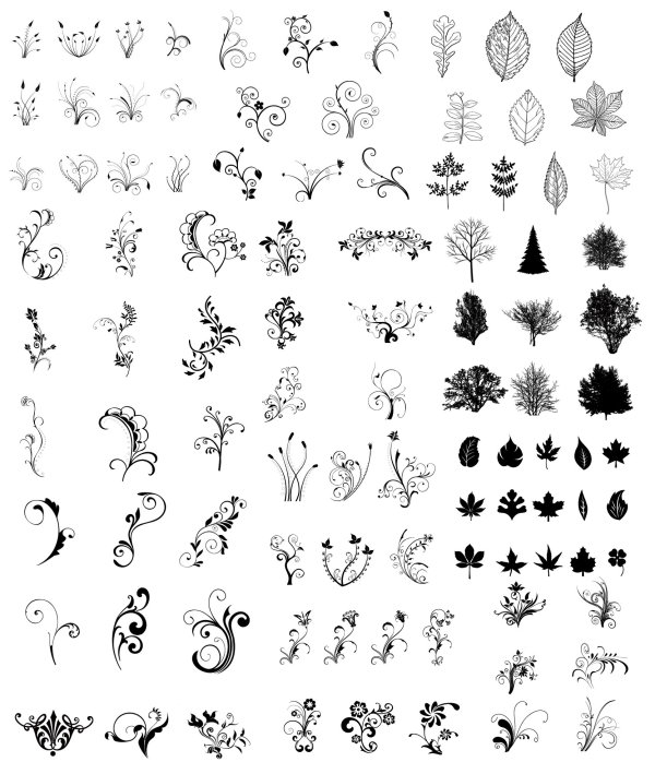 Keywords Squid mosaic leaves foliage leaf maple tattoo totem pine tree 