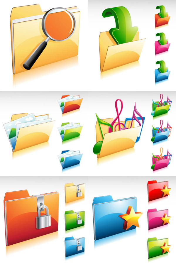 Gorgeous Folder icon  - Vector

