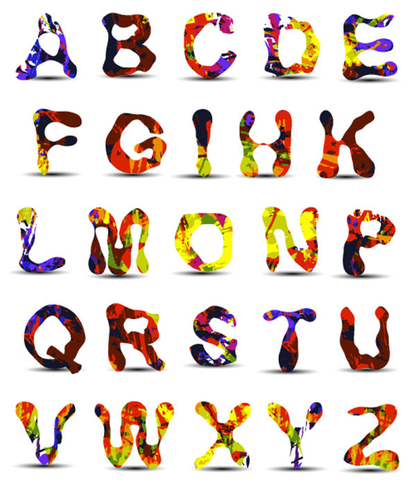 Font Design Series 41 - vector material