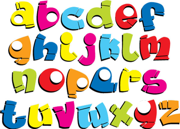 Font Design Series 54 - vector material