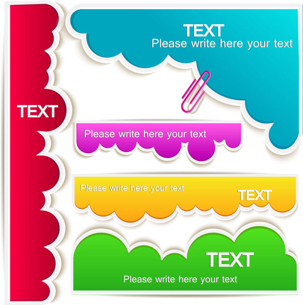 The exquisite labels - vector material