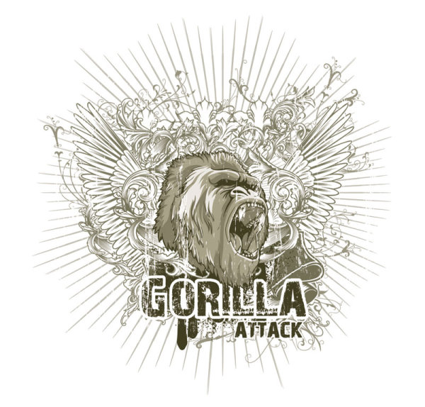 Trend T-shirt 18 - vector material