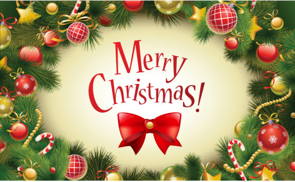 Christmas background 02 - Vector material