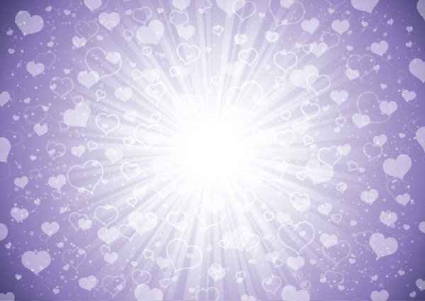 Valentine background 04 - vector material