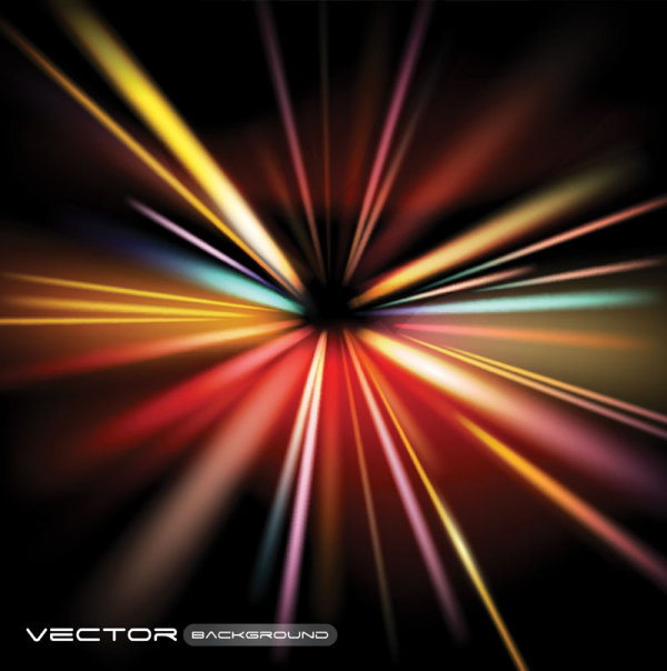 The trend of colorful background 01 - vector material