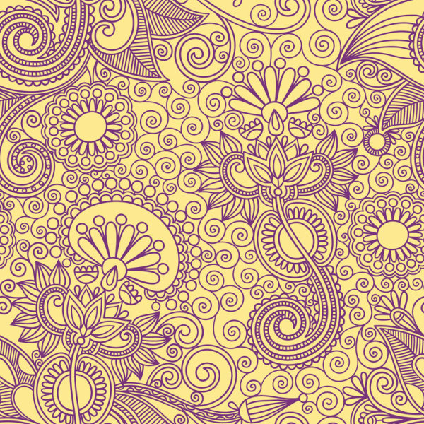 Ham pattern background 04 - vector material