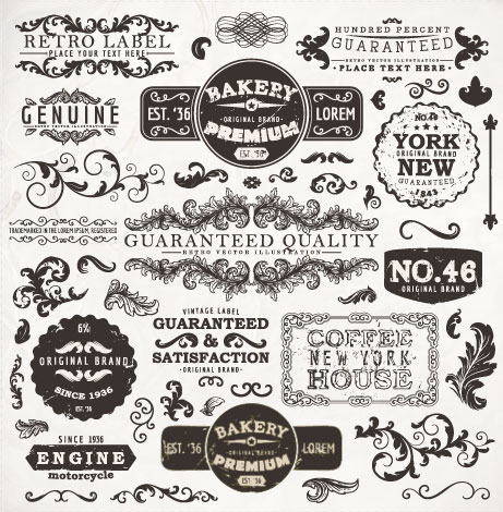European patterns 03 - vector material