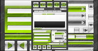 Web Design matriel de dcoration en cristal vecteur style icône