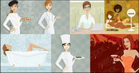 Les femmes illustration vectorielle