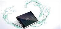 Notebook eau vecteur matriel