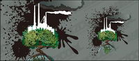 Matriel contamin illustration vectorielle de la Terre