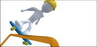 3D skate-board et peu de matriel photo