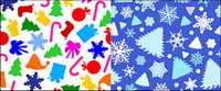 Noël vecteur matriel de base