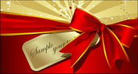 Beautiful ruban rouge avant