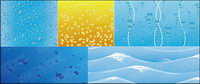 relacionados con el agua vector material