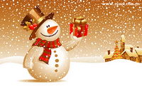 Snowman neige Vector matires fines