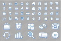 Simple et pratique, web design icône vecteur matriel