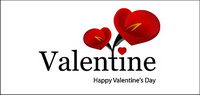 Happy Saint Valentin vecteur matriel