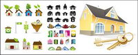sub-topic Suite icon vector material