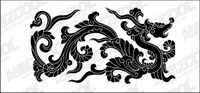 Dragon chinois classique Vector matriel