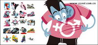 funny illustrateur vecteur matriel