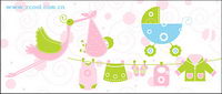 Cute baby vecteur matriel