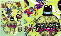 Matriel tendances cartoon illustration vectorielle