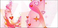 Sueño de amor elemento vector de material